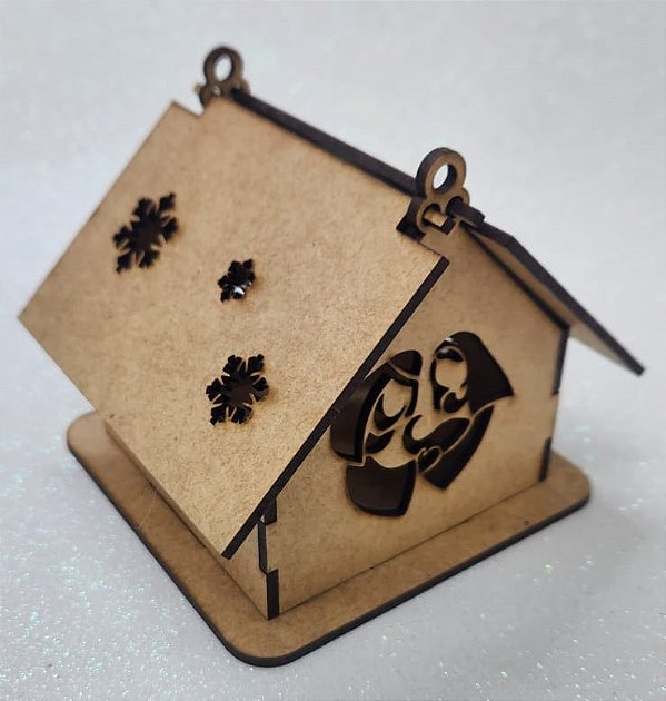 Casinha de MDF Sagrada Familia