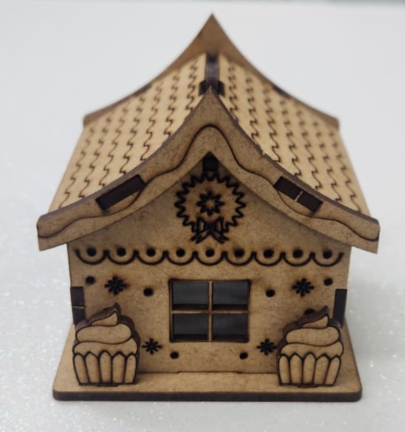 MIni Casinha de MDF Cupcake