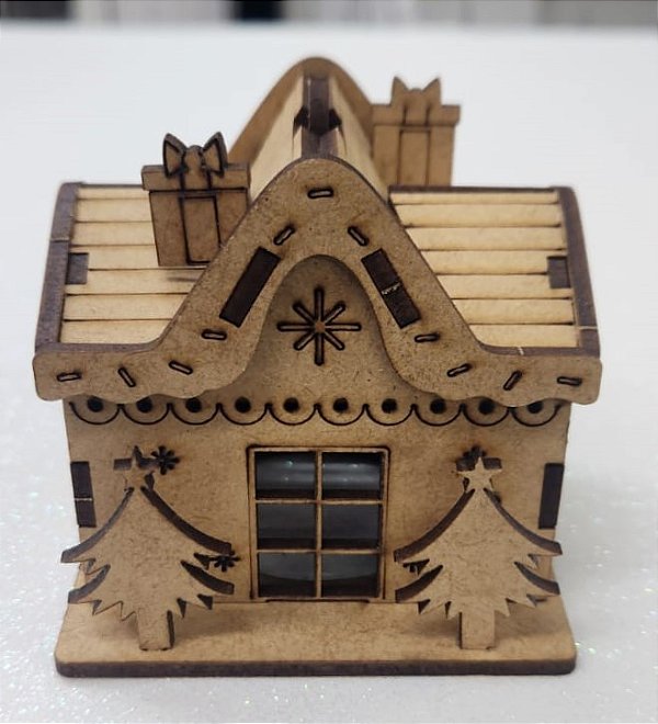 Mini Casinha de MDF Pinheiro