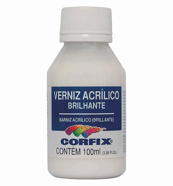 Verniz Acrílico Brilhante 100ml Corfix
