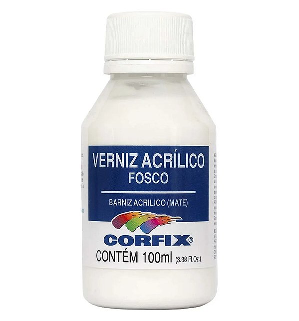 Verniz Acrílico Fosco 100ml Corfix