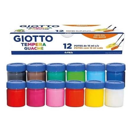 Tinta Guache c/12un 15ml Giotto