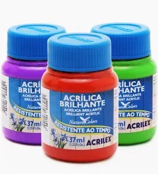 Tinta Acrílica Brilhante 37ml Acrilex - Unidade