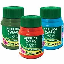 Tinta Acrílica Brilhante 37ml Acrilex - Unidade