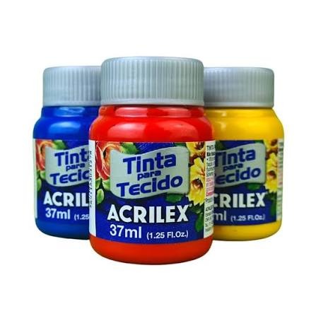 Tinta para Tecido 37ml Acrilex - Unidade