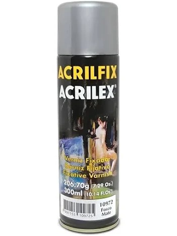 Verniz Spray Fosco 300ml Acrilex - Acrilfix