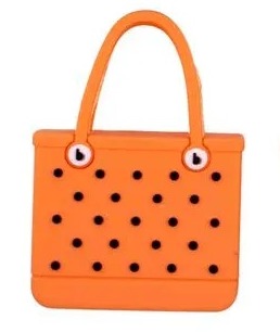 Pingente Bolsa de Praia 2.5x4cm Emborrachado