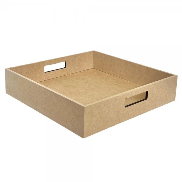 Bandeja de MDF 30x30cm 6mm