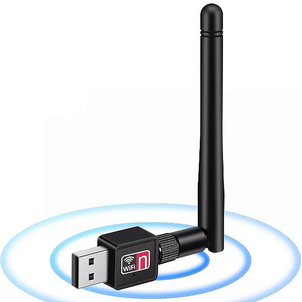 Adaptador Wifi Usb Receptor Antena Wireless 2.4G