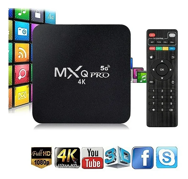 Conversor Inteligente Smart Pro 4K 2.4g 5g Android 14 512gb