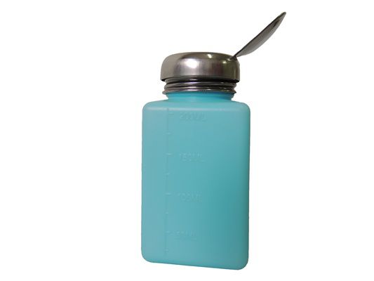 Pote Frasco Dispenser Azul 200ml P/ Álcool Isopropílico