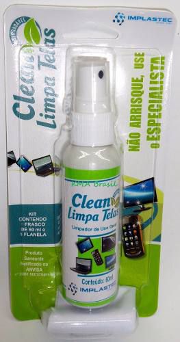 Limpa Tela Implastec Telas Placa Notbook Celular