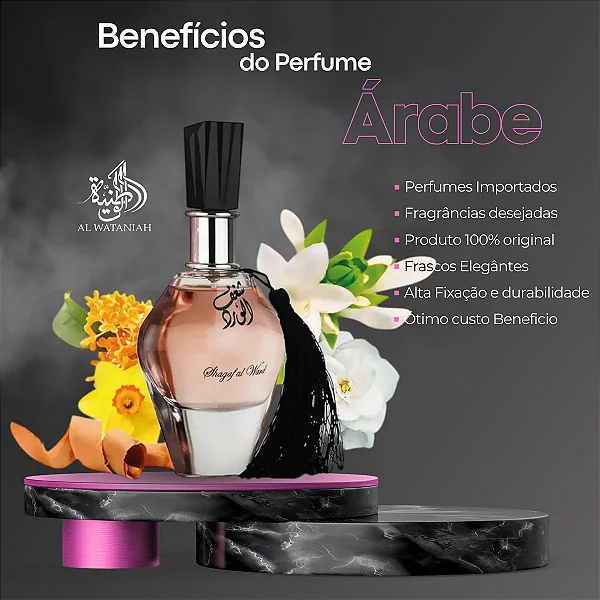 Perfume Arabe Al Wataniah Shagaf Al Ward