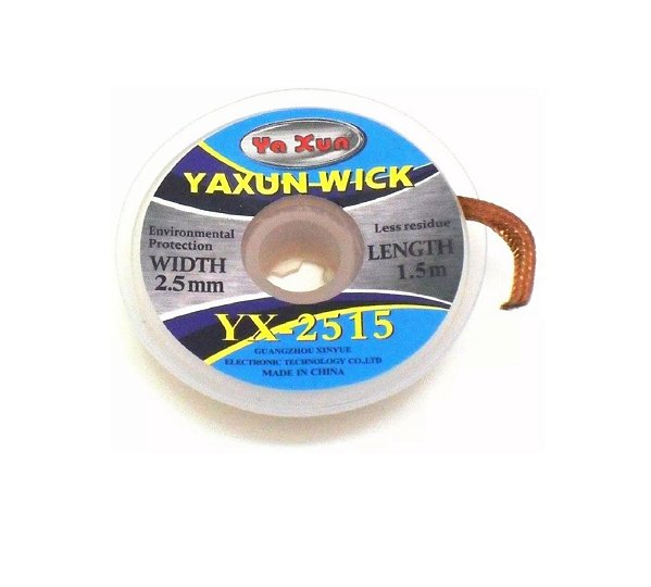 Malha Fita Dessoldadora Yaxun 2,5mm X 1,5m