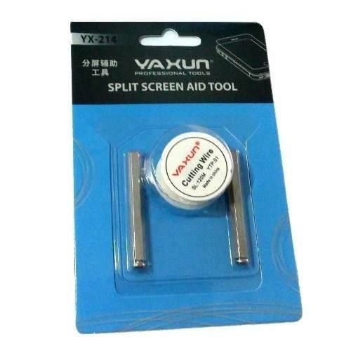 Fio De Aço + Par De Manoplas Separar Lcd Yaxun Yx-214