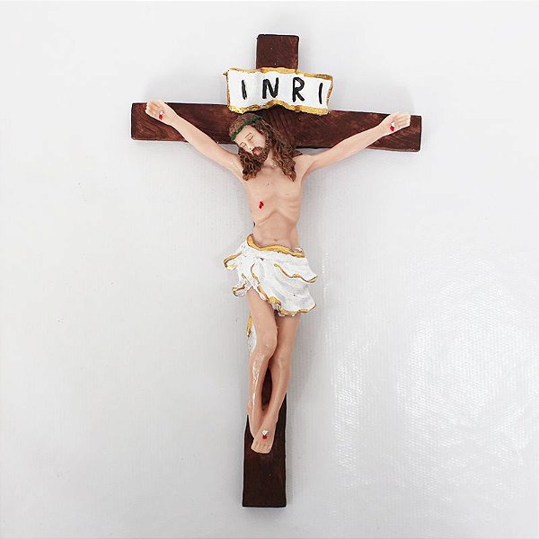 Crucifixo em Resina - 28 cm - A Peça - Cód.: 607