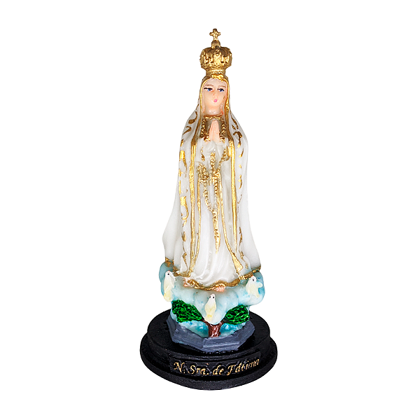 Imagem de Nossa Senhora de Fátima P em Resina - A Peça - Cód.: 8564