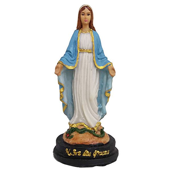 Imagem de Nossa Senhora das Graças P em Resina - Pacote com 3 Unidades - Cód.: 8564