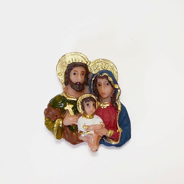 Ímã em resina da Sagrada Família - Pequeno - Pacote com 6 peças - Cód.: 5539