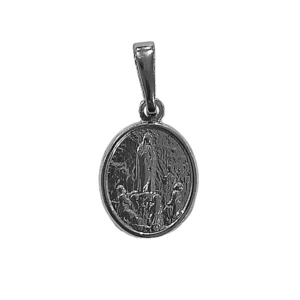 Medalha Inox de Nossa Senhora de Fátima - O pacote com 6 peças - Cód.: 8335
