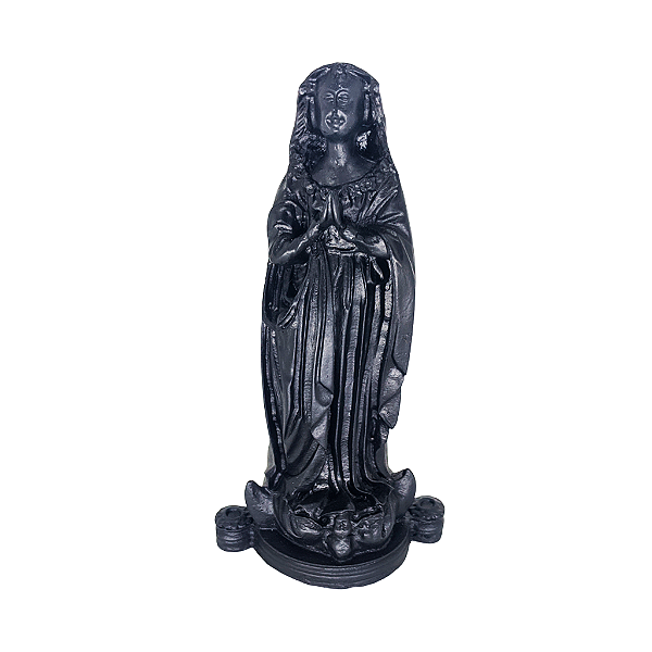 Imagem Fac Símile de Nossa Senhora da Imaculada Conceição Aparecida em Resina - Tamanho M - Cor Preta - A Peça - Cód.: 8805