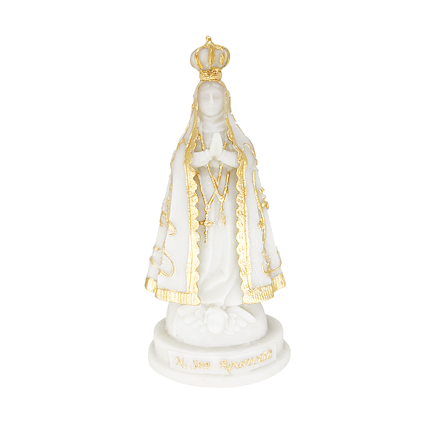 Imagem de Nossa Senhora Aparecida - Perolada - Tamanho P (12 cm) - A Peça - Cód.: 8564