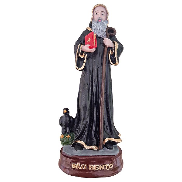 Imagem de São Bento em Resina - 16 cm - A Peça - Cód.: 9236