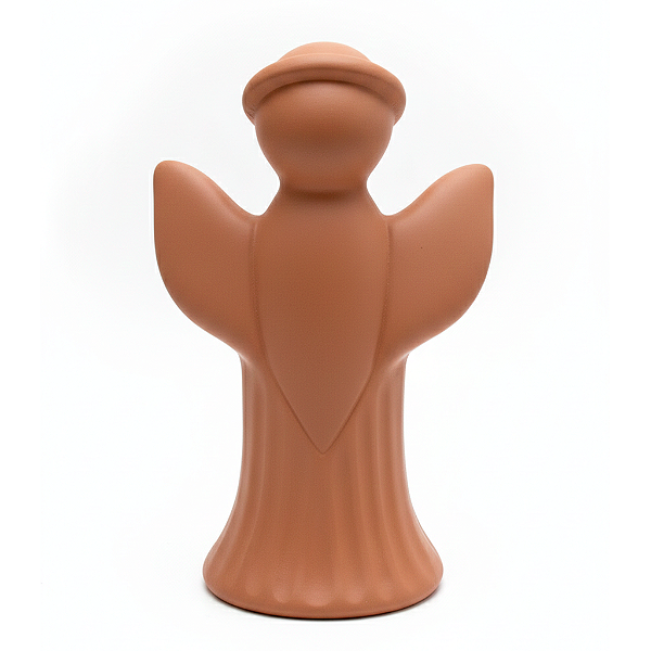 Estatua de Anjo em Cerâmica - Marrom - A Peça - Cód.: 9822