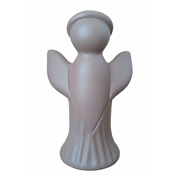 Estatua de Anjo em Cerâmica - Cinza - A Peça - Cód.: 9822
