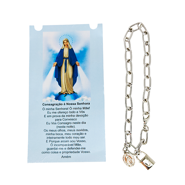 Pulseira Consagração - Nossa Senhora das Graças - o Pacote com 3 Peças - Cod.: 1350