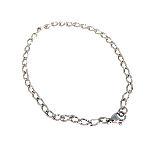 Pulseira em Aço - 21cm - o Pacote com 6 Peças - Cod.: 6611