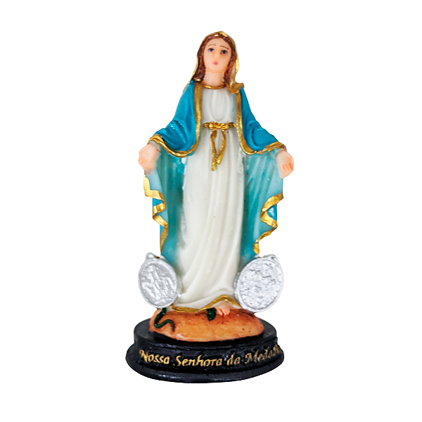 Imagem de Nossa Senhora das Medalhas P em Resina - A Peça - Cód.: 8564