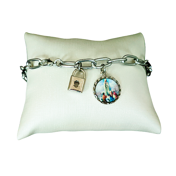 Pulseira Consagração - Nossa Senhora de Fátima - o Pacote com 3 Peças - Cod.: 1350