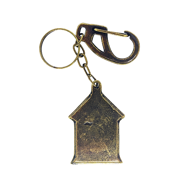 Chaveiro Capela de Santo Expedito em Metal - O Pacote com 3 Peças - Cód.: 1453