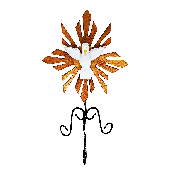Divino Espirito Santo de Mesa em Madeira - A Peça - Cód.: 5349