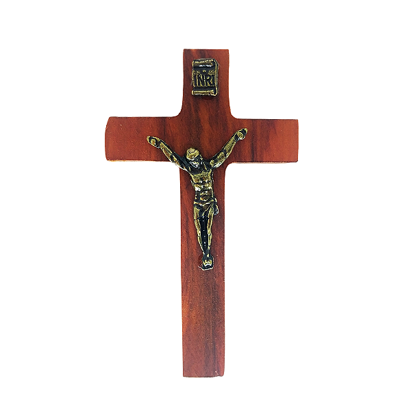 Cruz de Parede com Adesivo - 9 cm - O Pacote com 3 Peças - Cód.: 9106