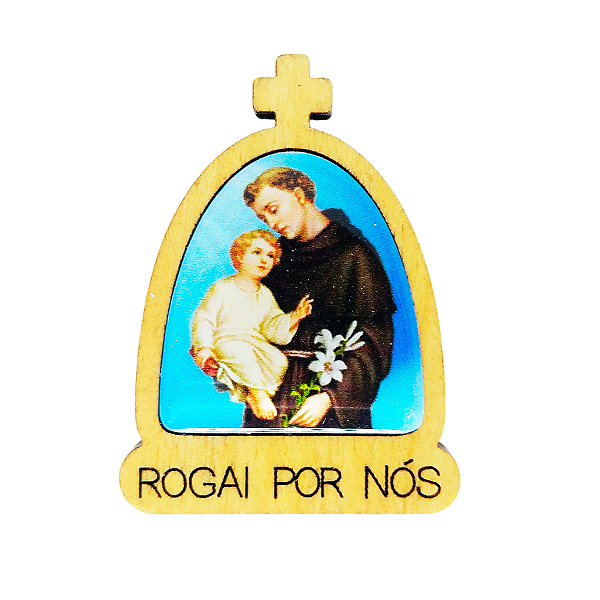 Ímã Capela de Santo Antonio em MDF - Pacote com 6 Peças - Cód.: 8255