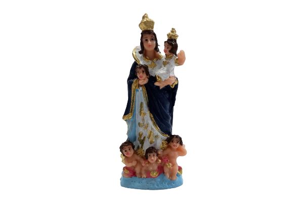 Imagem de Nossa Senhora da Cabeça PP em Resina - O pacote com 3 peças - Cód.: 5774