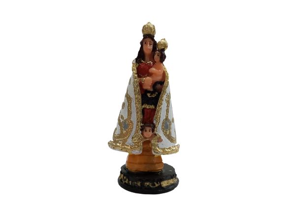 Imagem de Nossa Senhora de Nazaré PP em resina - O pacote com 3 peças - Cód.: 5774