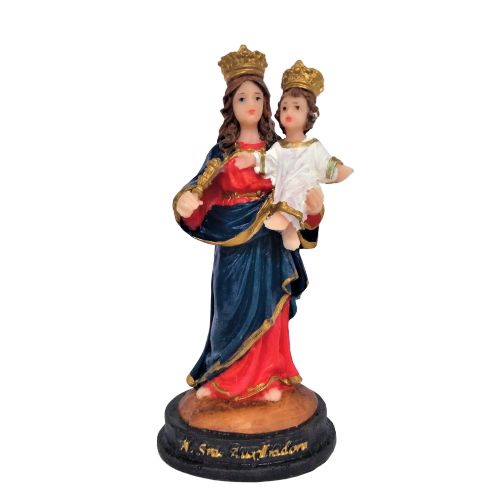 Imagem de Nossa Senhora Auxiliadora P em Resina - O pacote com 3 peças - Cód.; 8564