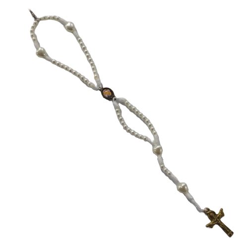 Pulseira Terço Pérola das Mães que Oram, Nossa Senhora da Salete - A dúzia - Cód.: 2022