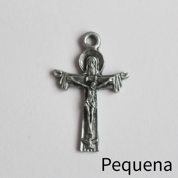 Cruz da Santíssima Trindade Pequena - 2,5 cm - Pacote com 100 peças - Cód.: 8837
