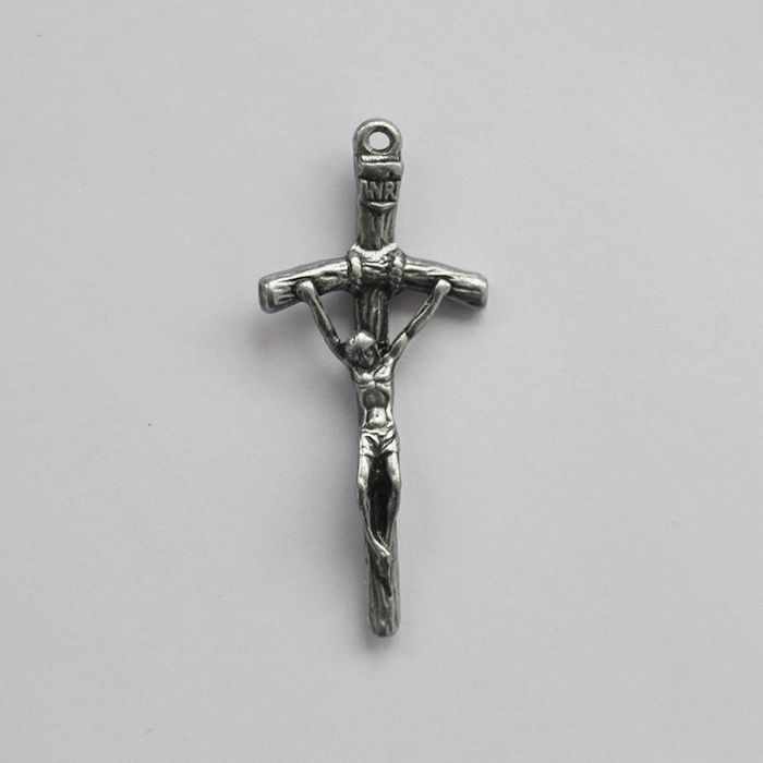 Cruz do Papa em níquel - Pacote com 30 peças - Cód.: 7897