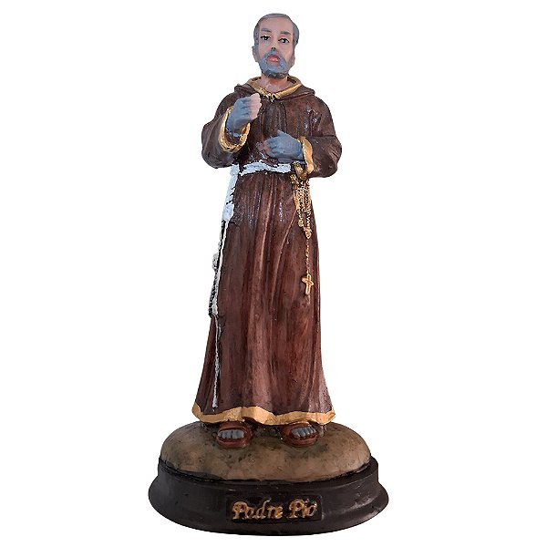 Imagem Padre Pio M em resina  - A Unidade - Cód.: 8647