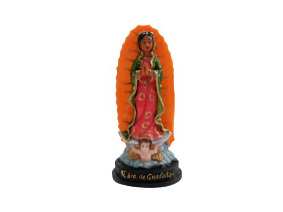 Imagem de Nossa Senhora de Guadalupe P em Resina - Pacote com 3 Unidades - Cód.: 8564