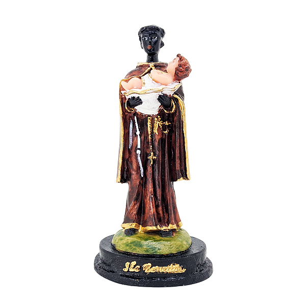 Imagem de São Benedito P em resina - A Peça - Cód.: 8564