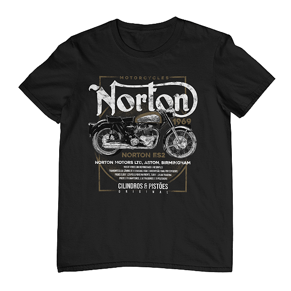 Camiseta Masculina Motos Clássica - Norton