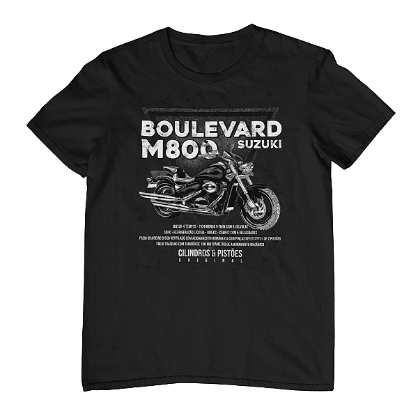 Camiseta Masculina  Moto  Boulevard M 800