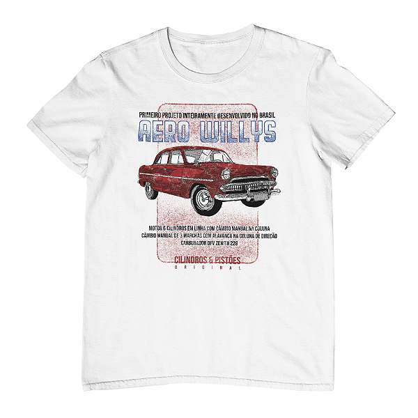 Camiseta Masculina Carros Clássicos - Aero Willys