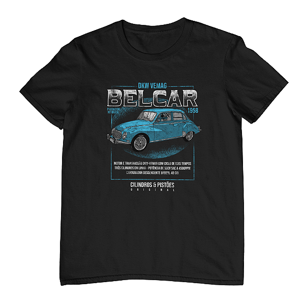 Camiseta Carros Clássicos - Dkw Vemag -  Belcar